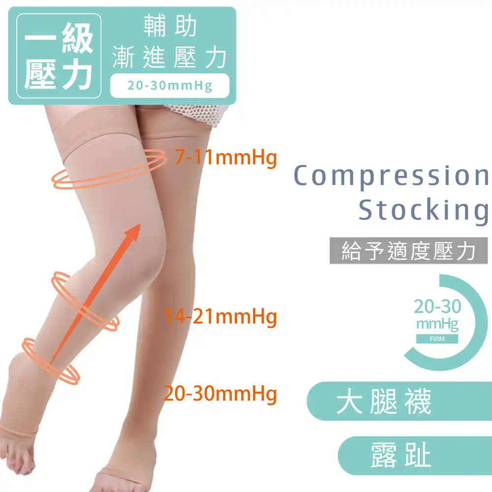 20-30mmHg輔助長統襪